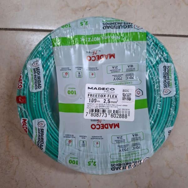 Cable 2,5 verde