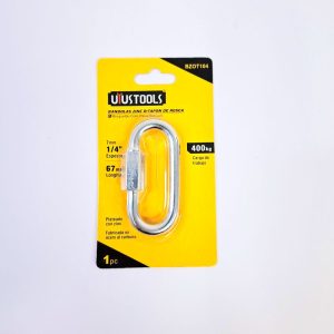 Bandola Mosquetón Con Seguro 1/4 " Acero